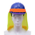 Lime Summer Hard Hat Mesh Sunshade